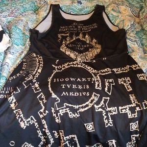 Torrid Marauders Map Dress Size 1